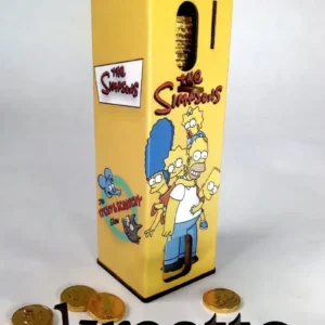 los simpsons alcancía monedas chocolate